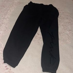 Black Victoria’s Secret sweatpants
